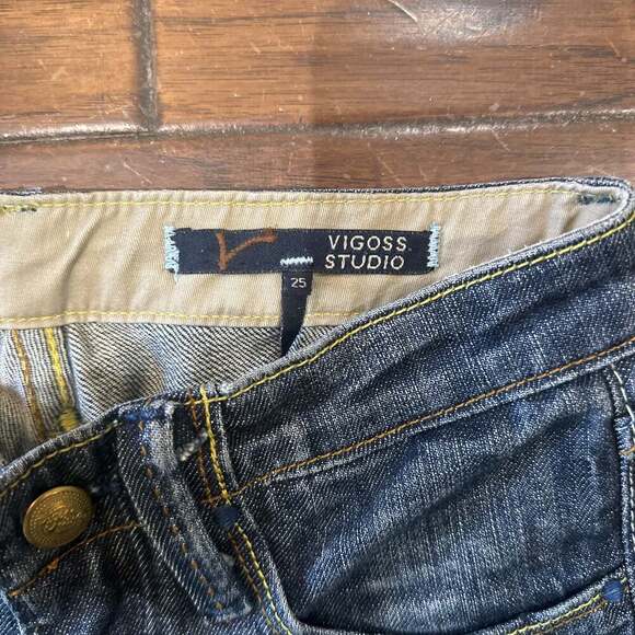 Vigoss Studio The New York Bootcut Pocket Jeans Women's Petite Size 25 - Picture 2 of 6